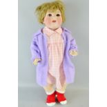 Armand Marseille bisque head doll, impressed `AM 990', 11.5cm, Provenance:  From a single owner