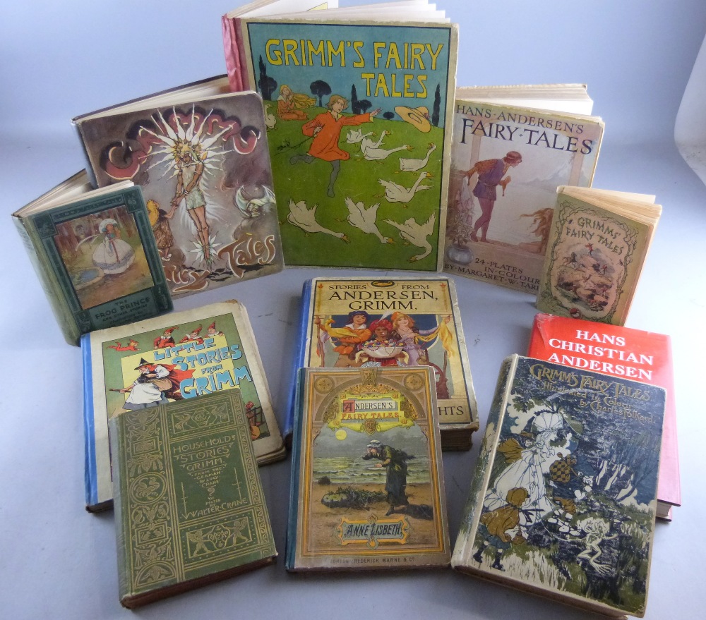 Collection of eleven Grimm's Fairy Tales publications and similar items