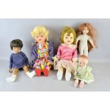 Five 20th century dolls, Provenance:  From a single owner collection of over 300 dolls including: