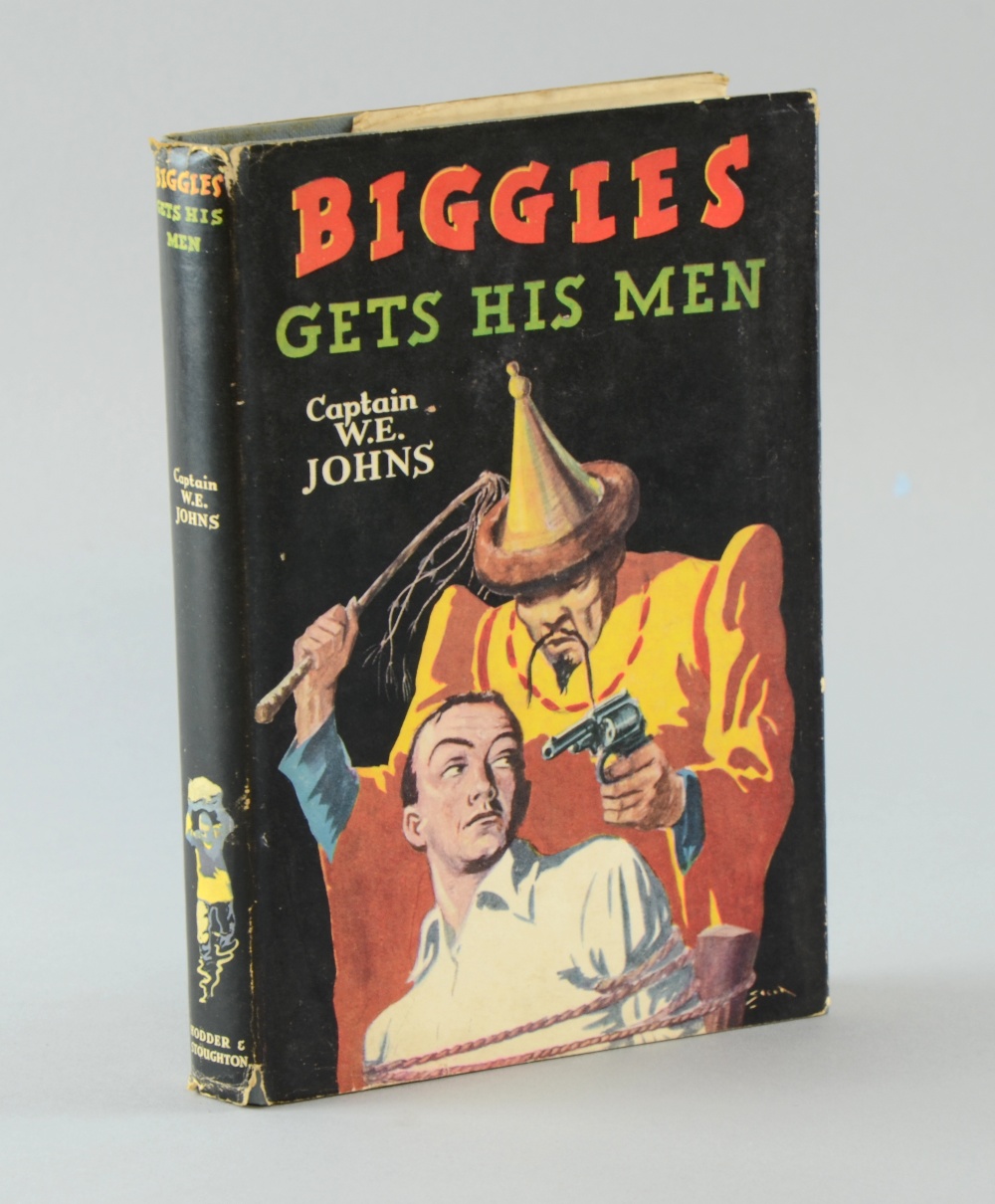 Johns: Biggles Gets his Men pub. Hodder & Stoughton, 1950, First Edition with dustwrapper showing