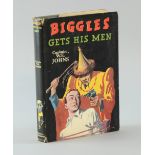 Johns: Biggles Gets his Men pub. Hodder & Stoughton, 1950, First Edition with dustwrapper showing