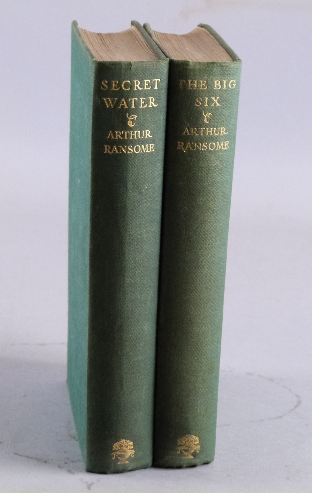 Two Arthur Ransome first editions to include Secret Water pub. 1939 and The Big Six pub. 1940,