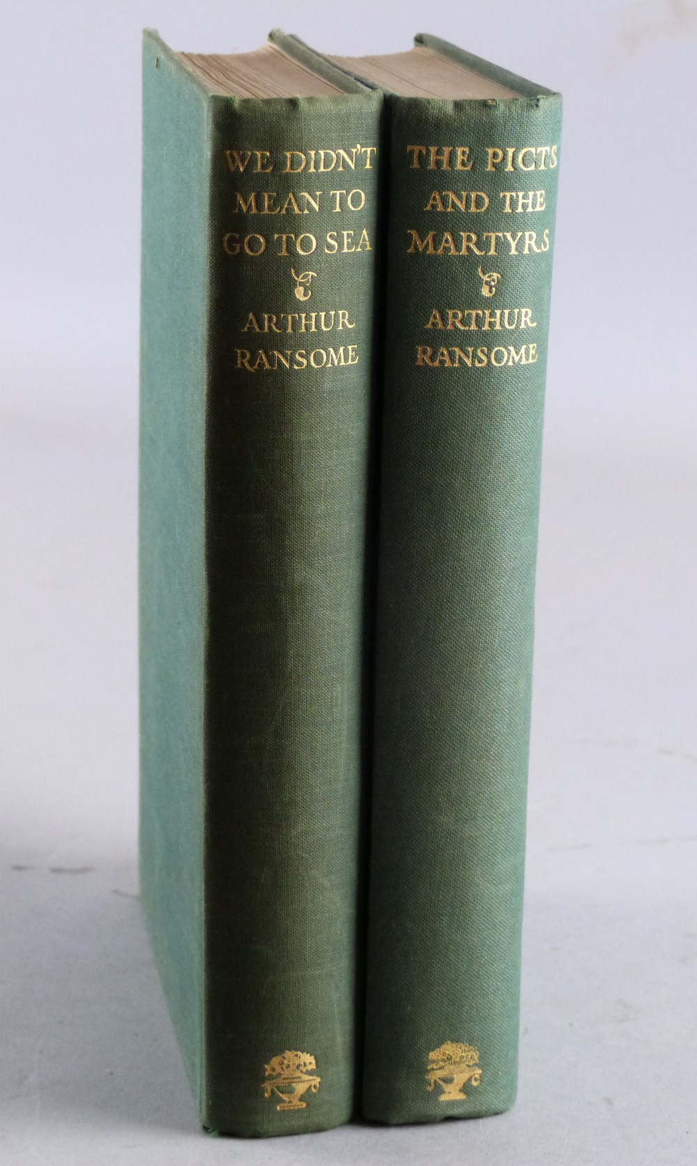 Two Arthur Ransome first editions to include We Didn't Mean to go to Sea pub. November 1937 and