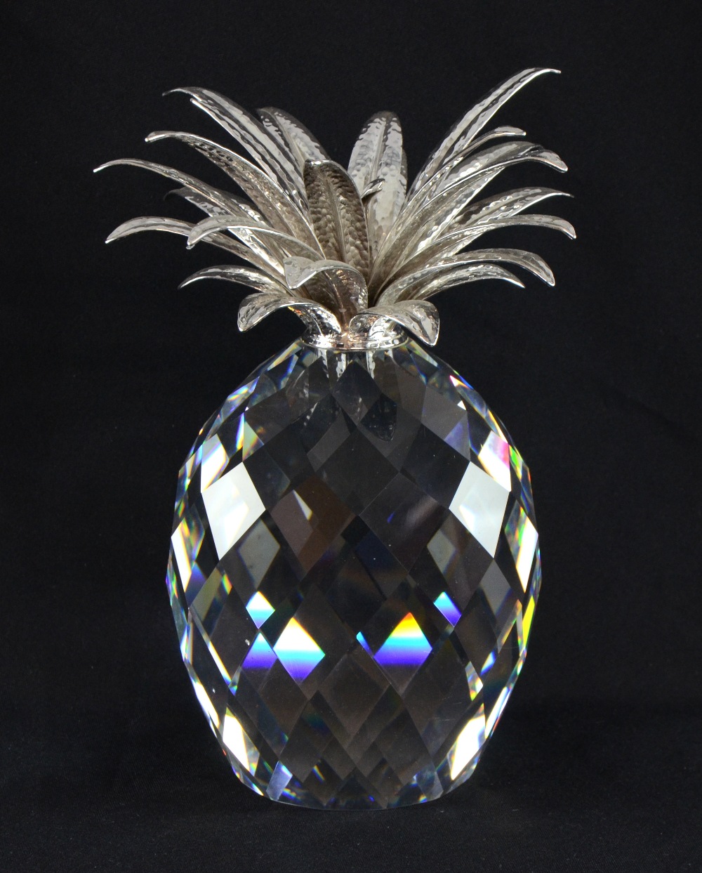 Swarovski crystal Rhodium Giant Pineapple , No. 010258.  designed by Max Schreck, Size: 260mm