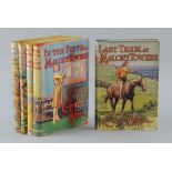 Collection of five Enid Blyton novels from the Malory Towers series, all with dust wrappers to