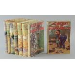 Collection of eight Enid Blyton novels from the Five Find-Outer series, all books with their dust