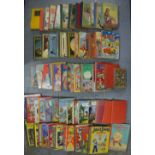 Quantity of children's annuals and children's books