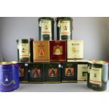 Bells Wade Commemorative Christmas Whisky decanters, most boxed. Years(1997/88/89/90/91/92/93/94/