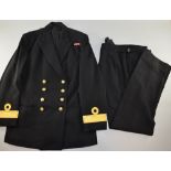 Royal Navy Commodore's uniform, comprising jacket and trousers,PROVENANCE: Formerly the property