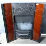 Thomas Jeckyll An Aesthetic Movement cast iron fireplace.  probably manufactured by Barnard,