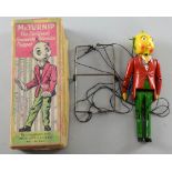 Luntoys Mr Turnip The ChildrenÉs Favourite Television Puppet, diecast body, red jacket, green
