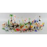 Large collection of novelty Murano style glass animals No condition report available. But the