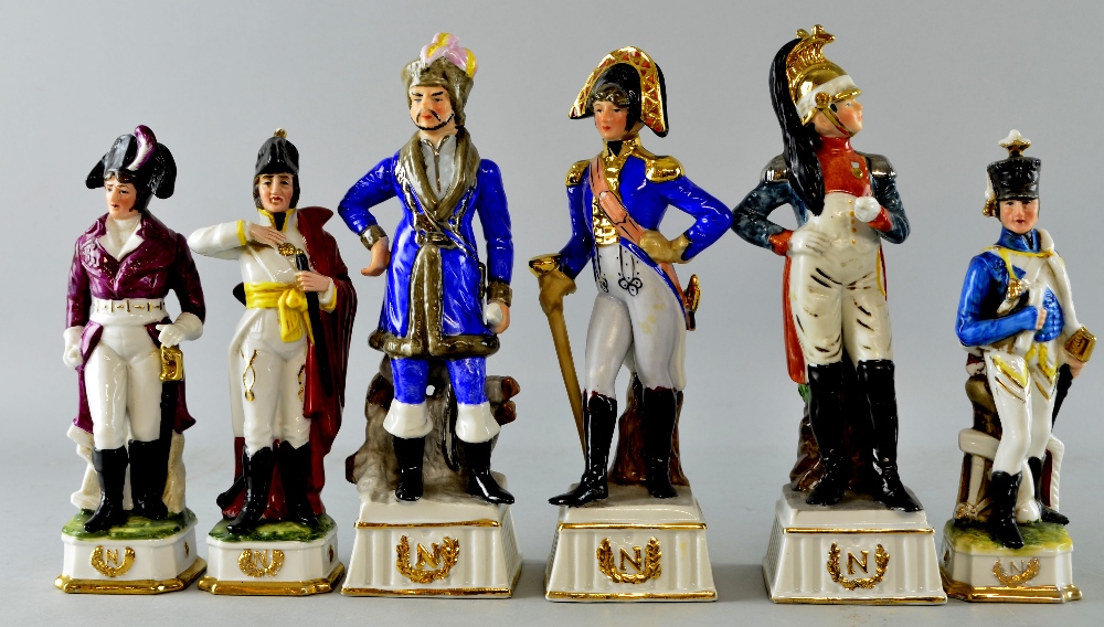 Six various continental studies of guardsmen and other military figures.