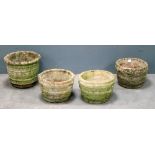 Four composite planters