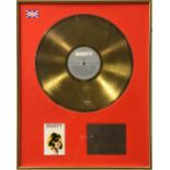 Dusty Springfield, BPI Gold disc presented to Polygram record operations ltd to recognise sales in