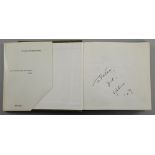 Yoko Ono Grapefruit, signed first edition book, 1970, with dustjacket