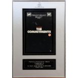 The Commitments, platinum performance award presented to Fox video to mark sales worth œ1,000,000,