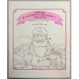 Tupholme Manor concert programme from 1971, including The Byrds, Incredible String Band, Sandy