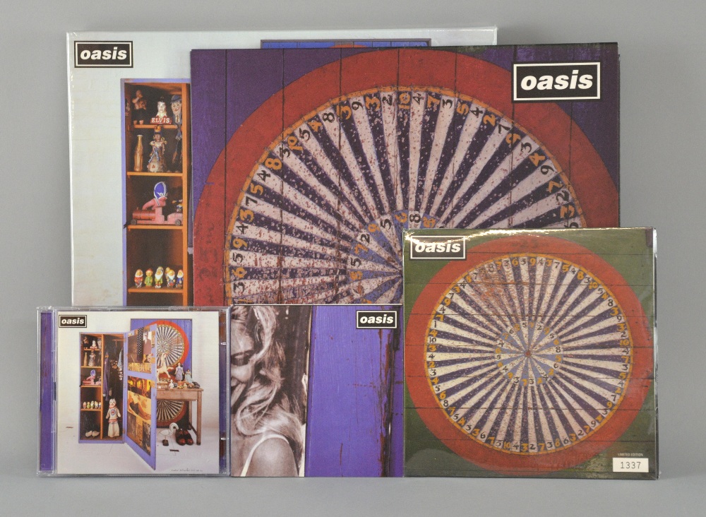 Oasis Stop The Clocks, Triple vinyl boxset, 2CD album promo, 2CD album, Champagne Supernova remix