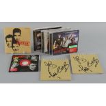 Busted, English Pop Band, two promotional notepads signed by the original lineup, an album five