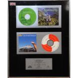 Blur, CD's Presented to Martin Dickson to celebrate the No 1 Single, Country House and the No1 Album