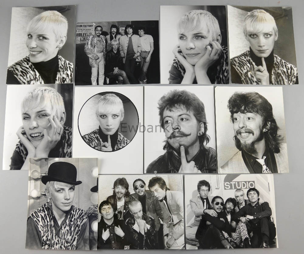 The Tourists & The Eurythmics, including images of Annie Lennox & Dave Stewart, 14 black & white