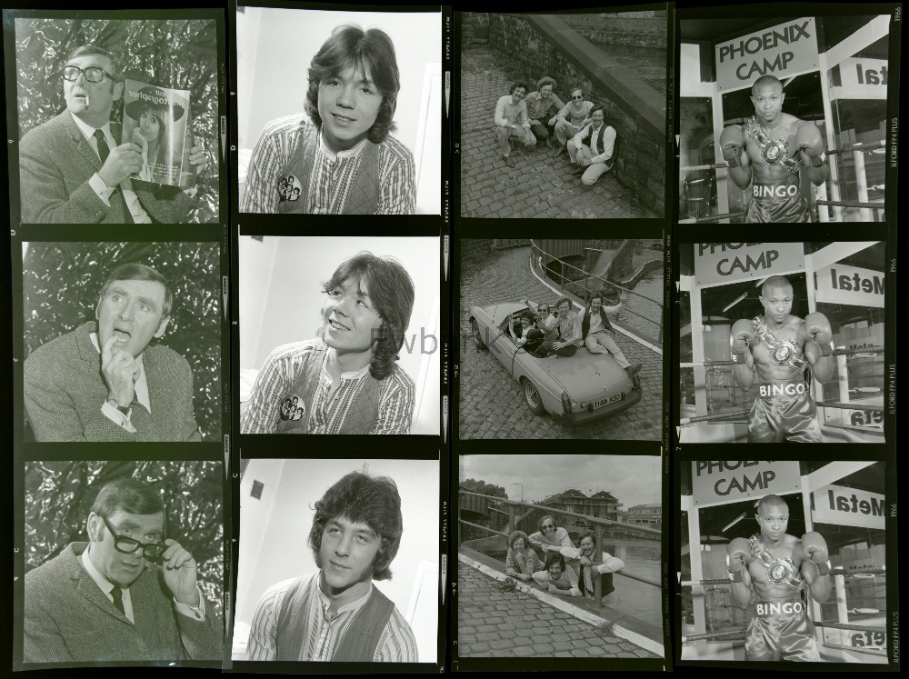120+ Black & White negatives including Mike Oates, John Gregg, Reggie Dodd & others, by Harry