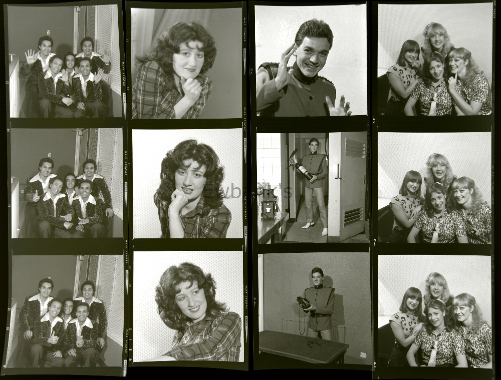 45+ Black & white negatives, including Linda Fletcher, Koffee & Kreme, Terry Scoble Dancers &