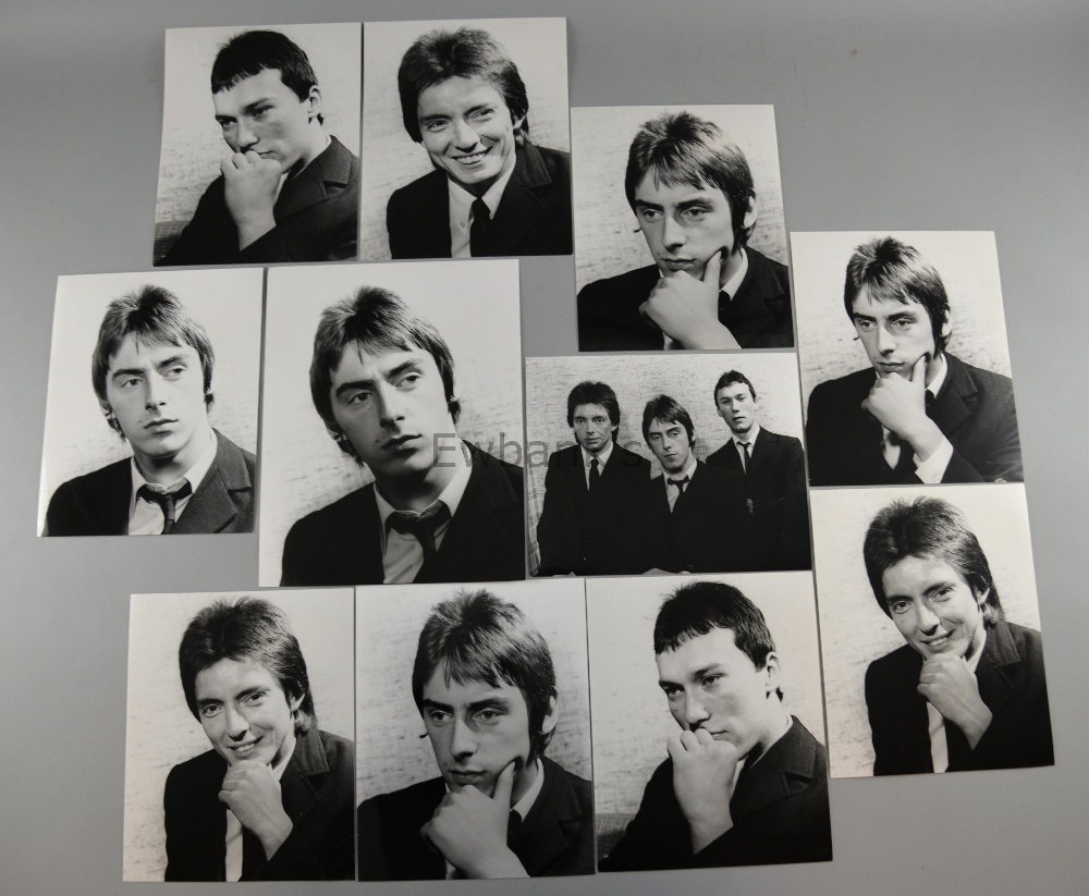 The Jam & Paul Weller, 10 black & white photographs by Harry Goodwin, stamped on reverse, most 25 - Image 2 of 2