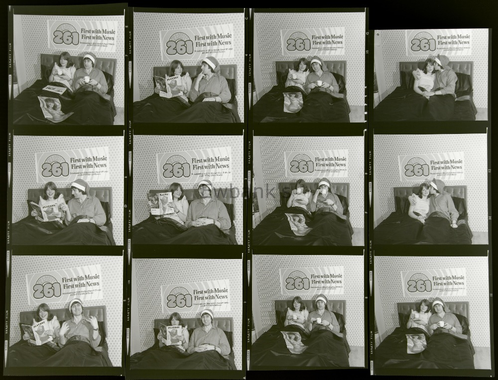 Piccadilly Radio 261, 24 promotional Black & white negatives produced for the opening of the radio