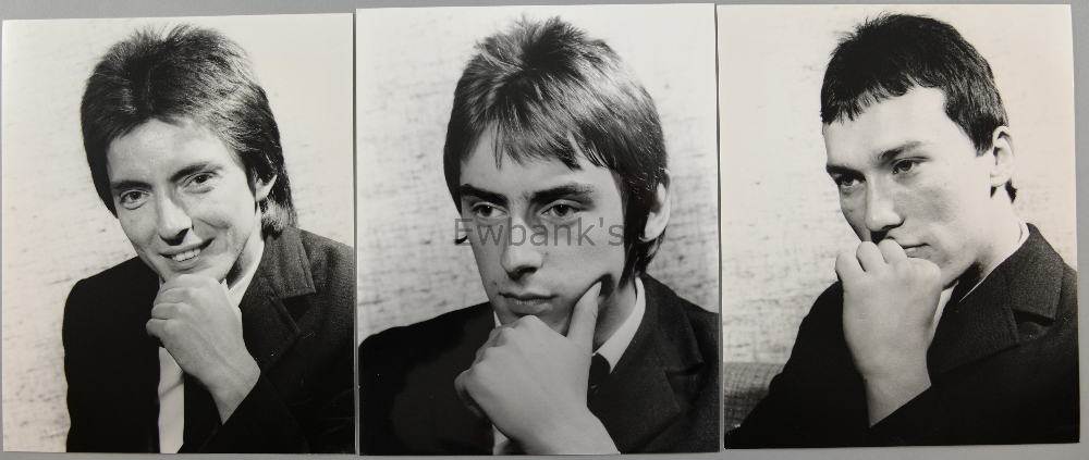 The Jam & Paul Weller, 10 black & white photographs by Harry Goodwin, stamped on reverse, most 25