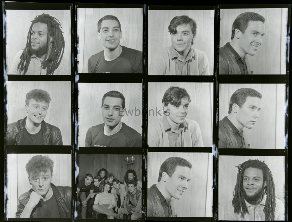 UB40, 12 black & white negatives by Harry Goodwin, sold with full copyright. Provenance: