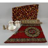 Cinema - Memorabilia including Regent display for the top of a double crown display board, ABC