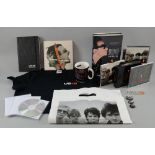 U2 18 Singles promo items including U218 note book, U218 singles DVD, U218 singles CD in numbered