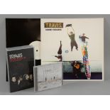 Travis, Signed 'The Man WhoÉ CD & ÈMore Than UsÉ on VHS', & vinyl album ÈGood FeelingÉ and a promo