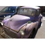 Morris Minor Million motor car 1961. Limited edition of 350, original lilac paintwork .