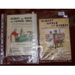 Two humerous booklets from the Albert 'Arold and others series