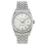 ROLEX - a gentleman's Oyster Perpetual Datejust bracelet watch. Circa 2002. Reference 16220,