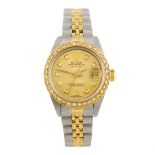 ROLEX - a lady's Oyster Perpetual Datejust bracelet watch. Circa 1980. Reference 6917, serial