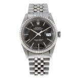 ROLEX - a gentleman's Oyster Perpetual Datejust bracelet watch. Circa 1981. Reference 16030,