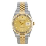 ROLEX - a gentleman's Oyster Perpetual Datejust bracelet watch. Circa 1991. Reference 16233,