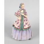 A Royal Doulton bone china figurine, 'Teresa' HN1682, 5.5 (14cm) high. (a/f). Several cracks to