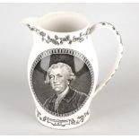 A Wedgwood bicentennial jug, commemorating the anniversary of Josiah Wedgwood's birth, having