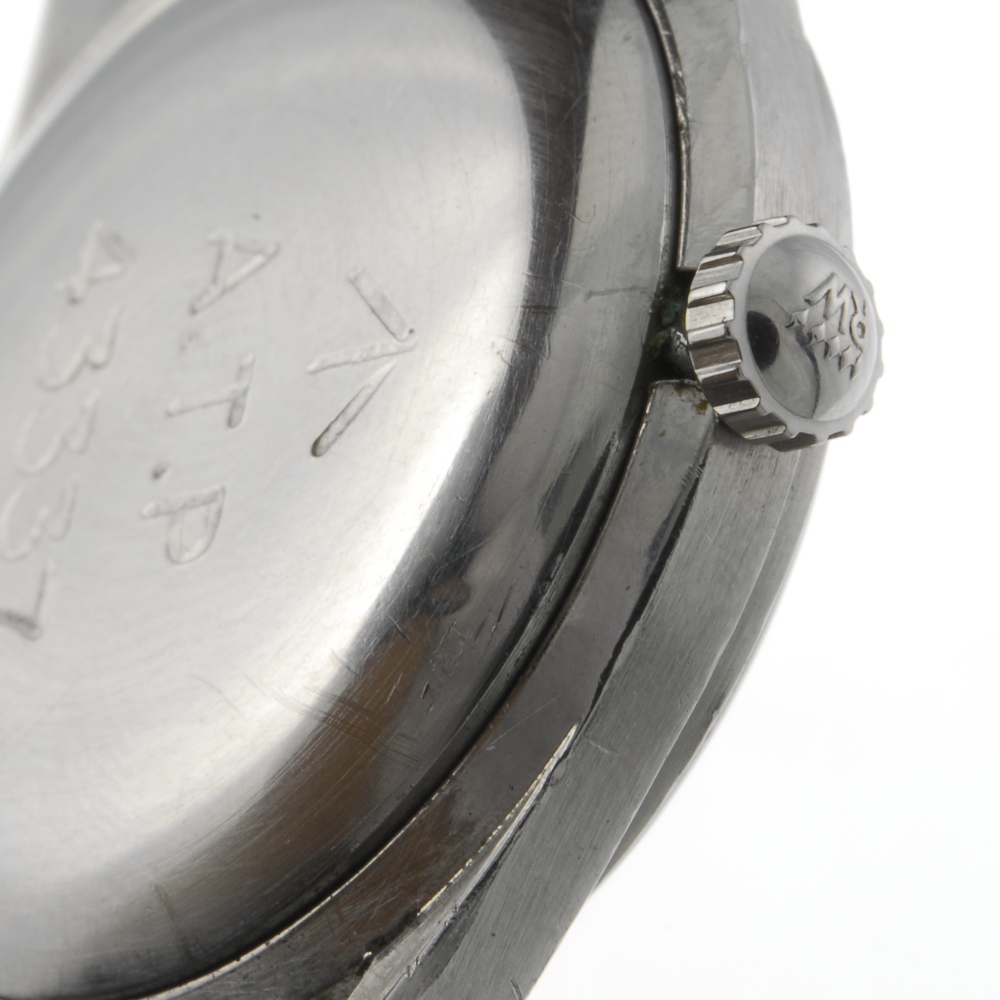 EBEL - a military issue wrist watch. Stamped with British broad arrow, A.T.P 43337. Unsigned - Image 3 of 4