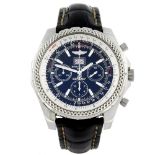BREITLING - a gentleman's Breitling For Bentley 6.75 chronograph wrist watch. Reference A44362,
