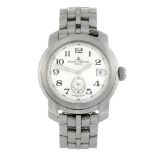 BAUME & MERCIER - a gentleman's Capeland bracelet watch. Stainless steel case. Reference MV045221,