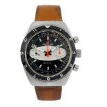 BREITLING - a gentleman's Sprint chronograph wrist watch. Stainless steel case with calibrated