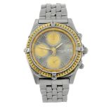 BREITLING - a gentleman's Windrider Chronomat chronograph bracelet watch. Stainless steel case