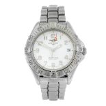 BREITLING - a gentleman's Aeromarine Colt bracelet watch. Stainless steel case with calibrated