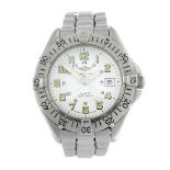 BREITLING - a gentleman's Colt bracelet watch. Stainless steel case with calibrated bezel. Reference